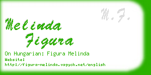 melinda figura business card